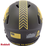 Hall of Fame Helmet Riddell Replica Mini Speed Style Salute To Service 2025