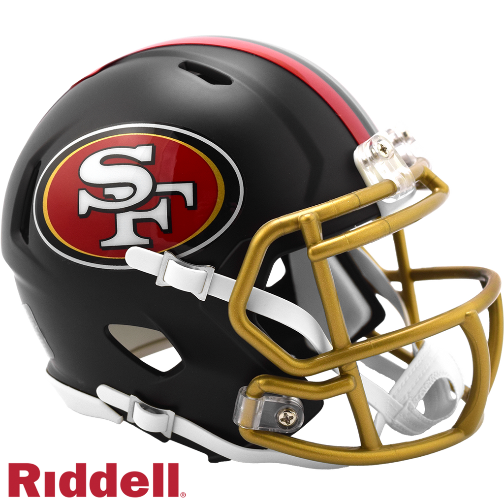 San Francisco 49ers Helmet Riddell Replica Mini Speed Style Rivalry Alternate 2025