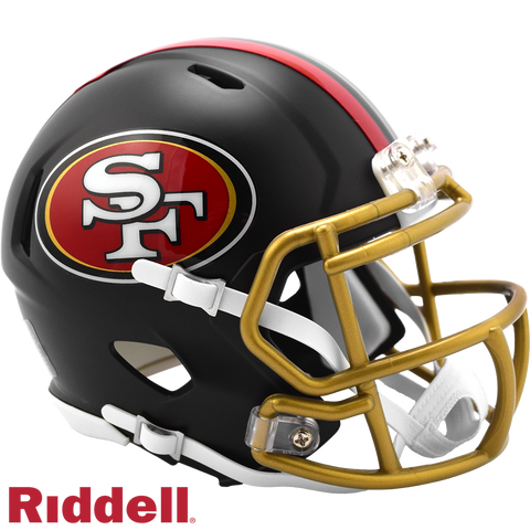 San Francisco 49ers Helmet Riddell Replica Mini Speed Style Rivalry Alternate 2025