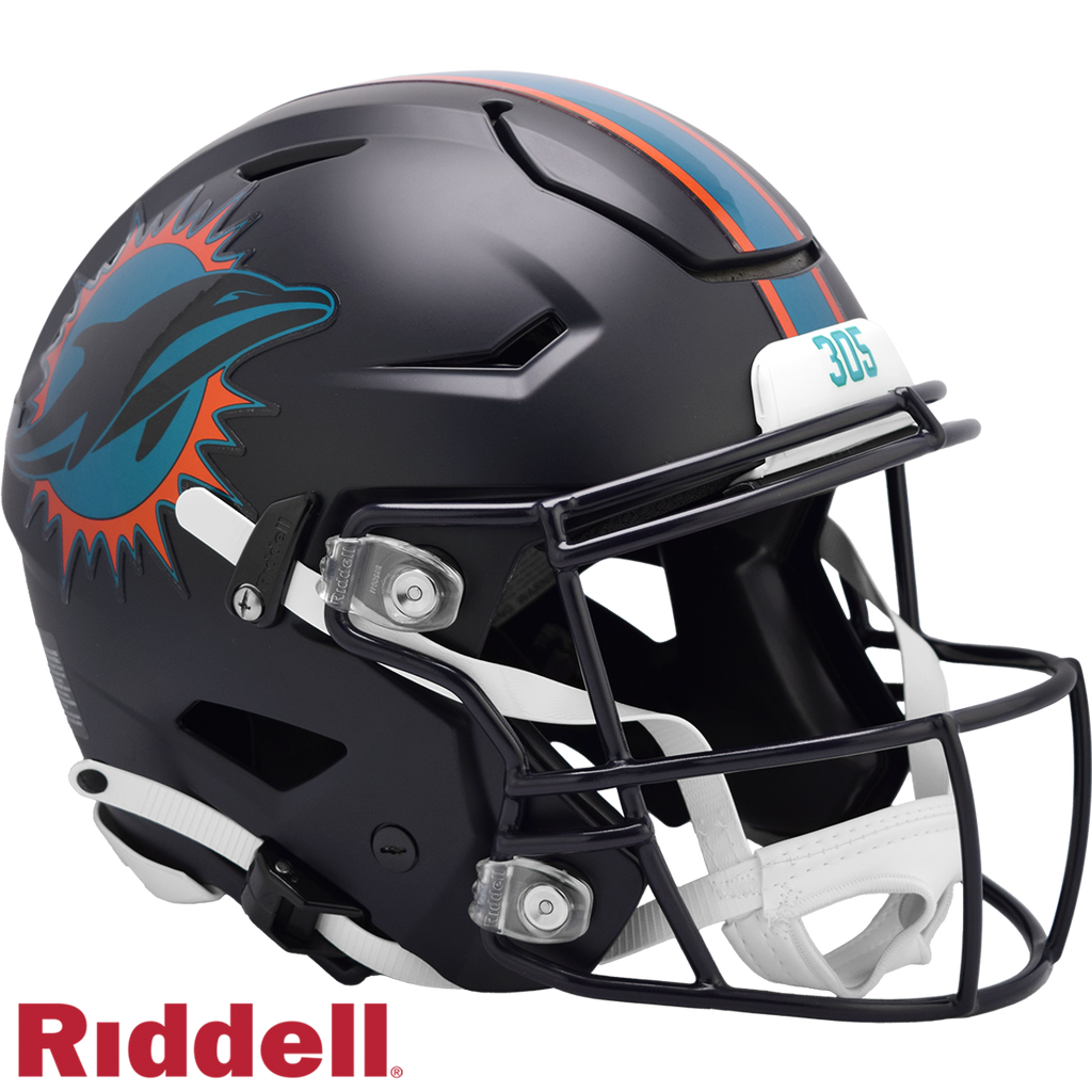 Miami Dolphins Helmet Riddell Authentic Full Size SpeedFlex Style Rivalry Alternate 2025 - Special Order
