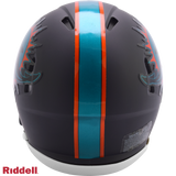 Miami Dolphins Helmet Riddell Replica Mini Speed Style Rivalry Alternate 2025
