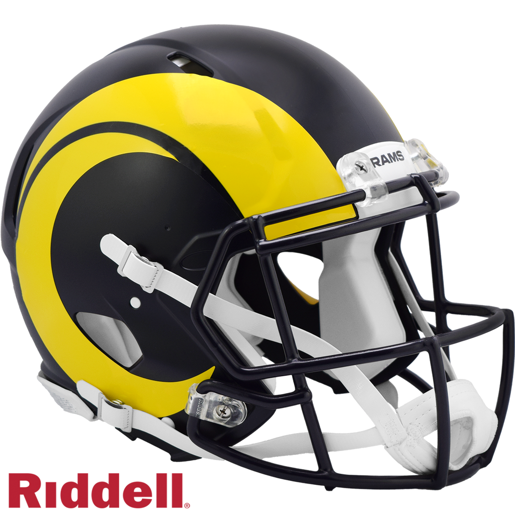 Los Angeles Rams Helmet Riddell Authentic Full Size Speed Style Rivalry Alternate 2025 - Special Order