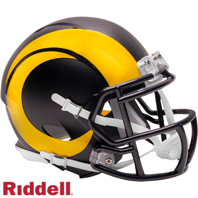 Los Angeles Rams Helmet Riddell Replica Mini Speed Style Rivalry Alternate 2025