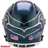 Seattle Seahawks Helmet Riddell Authentic Full Size SpeedFlex Style Rivalry Alternate 2025 - Special Order