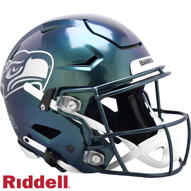 Seattle Seahawks Helmet Riddell Authentic Full Size SpeedFlex Style Rivalry Alternate 2025 - Special Order