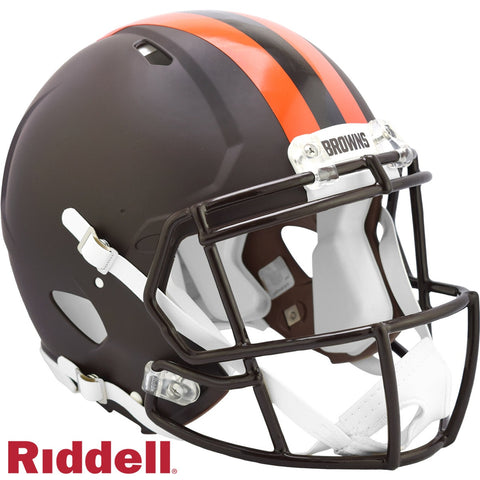 Cleveland Browns Helmet Riddell Authentic Full Size Speed Style On-Field Alternate 2025 - Special Order