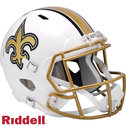 New Orleans Saints Helmet Riddell Replica Full Size Speed Style On-Field Alternate 2025 - Special Order
