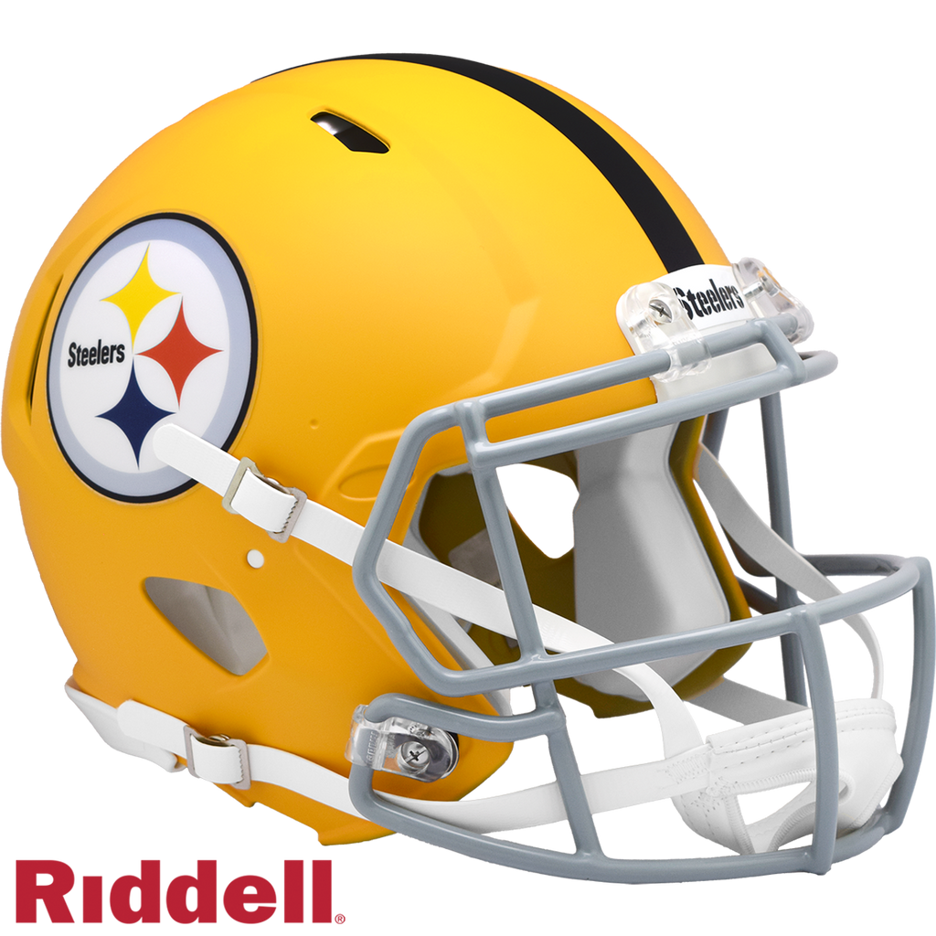 Pittsburgh Steelers Helmet Riddell Authentic Full Size Speed Style On-Field Alternate 2025 - Special Order