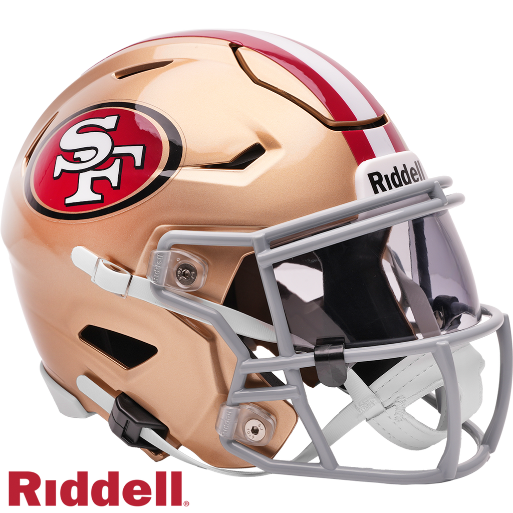 San Francisco 49ers Helmet Riddell Replica Mid-Size MIDI SpeedFlex Style