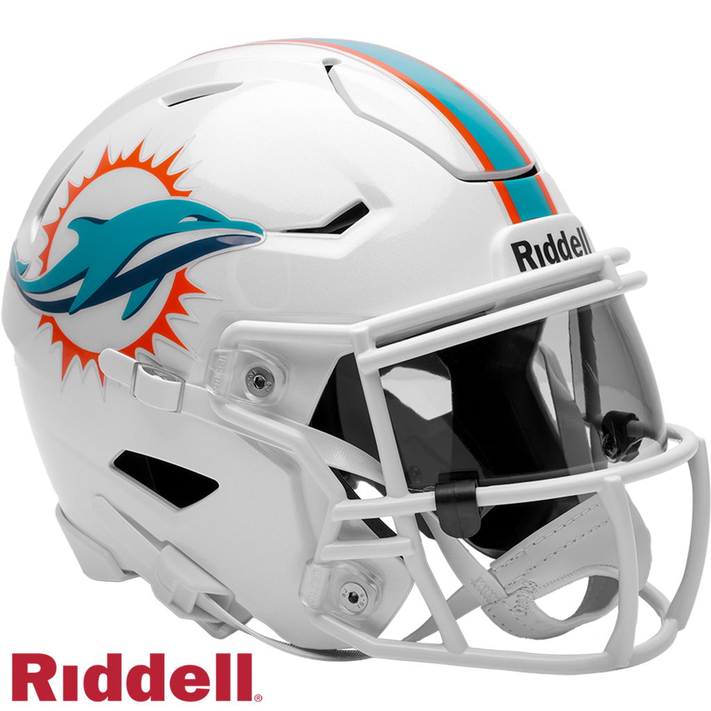 Miami Dolphins Helmet Riddell Replica Mid-Size MIDI SpeedFlex Style