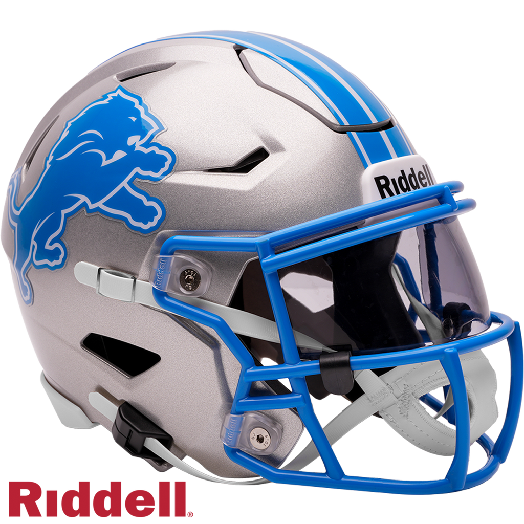 Detroit Lions Helmet Riddell Replica Mid-Size MIDI SpeedFlex Style