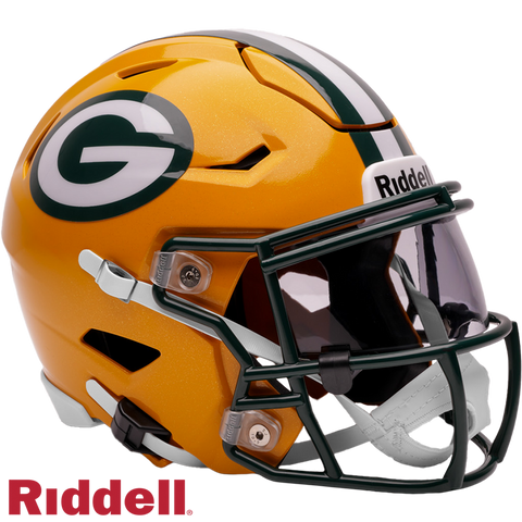 Green Bay Packers Helmet Riddell Replica Mid-Size MIDI SpeedFlex Style