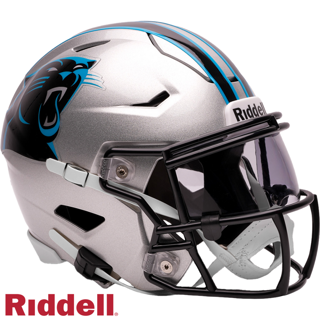 Carolina Panthers Helmet Riddell Replica Mid-Size MIDI SpeedFlex Style