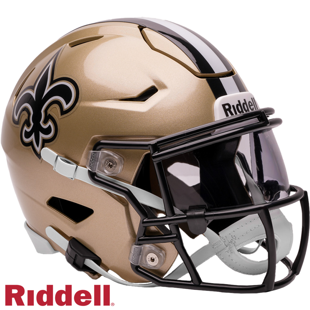 New Orleans Saints Helmet Riddell Replica Mid-Size MIDI SpeedFlex Style