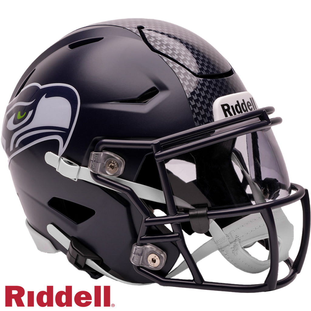 Seattle Seahawks Helmet Riddell Replica Mid-Size MIDI SpeedFlex Style