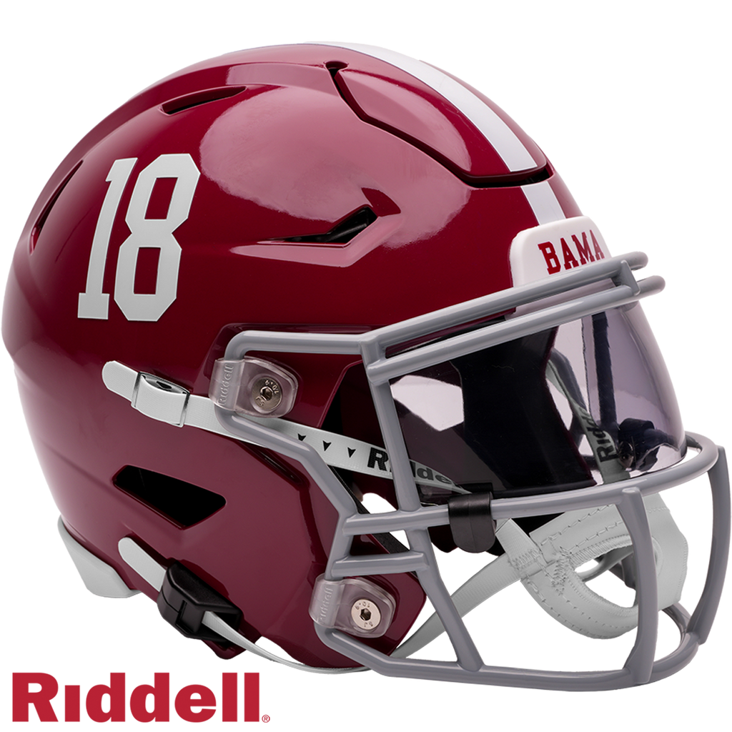 Alabama Crimson Tide Helmet Riddell Replica Mid-Size MIDI SpeedFlex Style