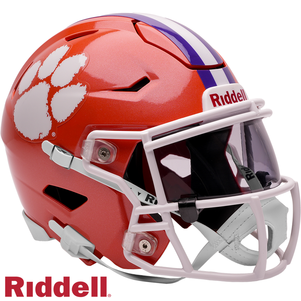Clemson Tigers Helmet Riddell Replica Mid-Size MIDI SpeedFlex Style