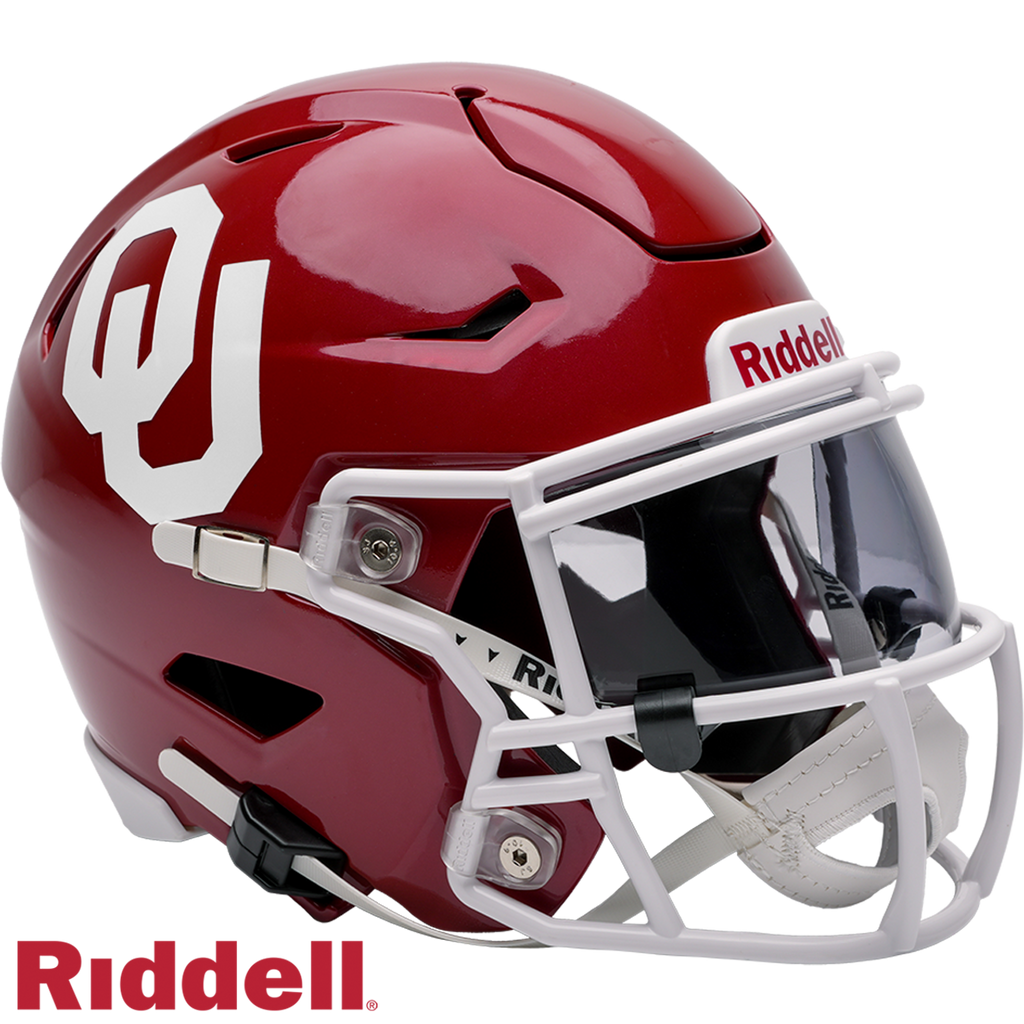 Oklahoma Sooners Helmet Riddell Replica Mid-Size MIDI SpeedFlex Style