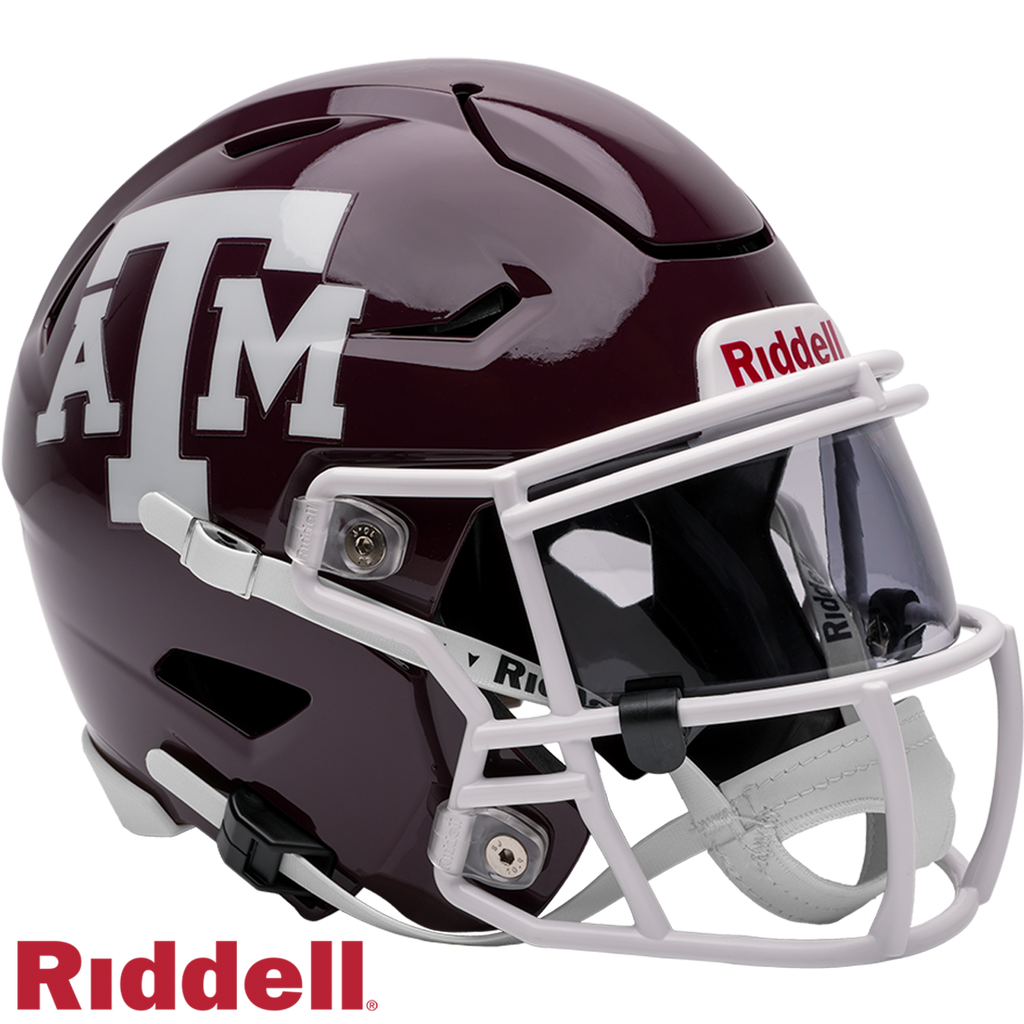 Texas A&M Aggies Helmet Riddell Replica Mid-Size MIDI SpeedFlex Style