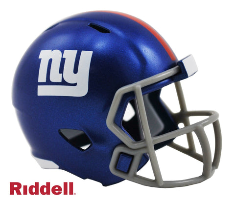 New York Giants Helmet Riddell Pocket Pro Speed Style