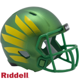 Oregon Ducks Helmet Riddell Pocket Pro Speed Style Green Wing