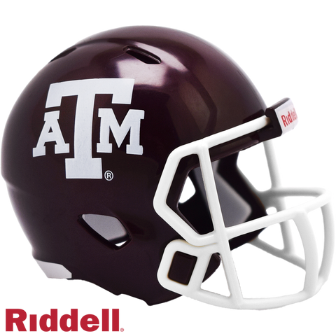 Texas A&M Aggies Helmet Riddell Pocket Pro Speed Style