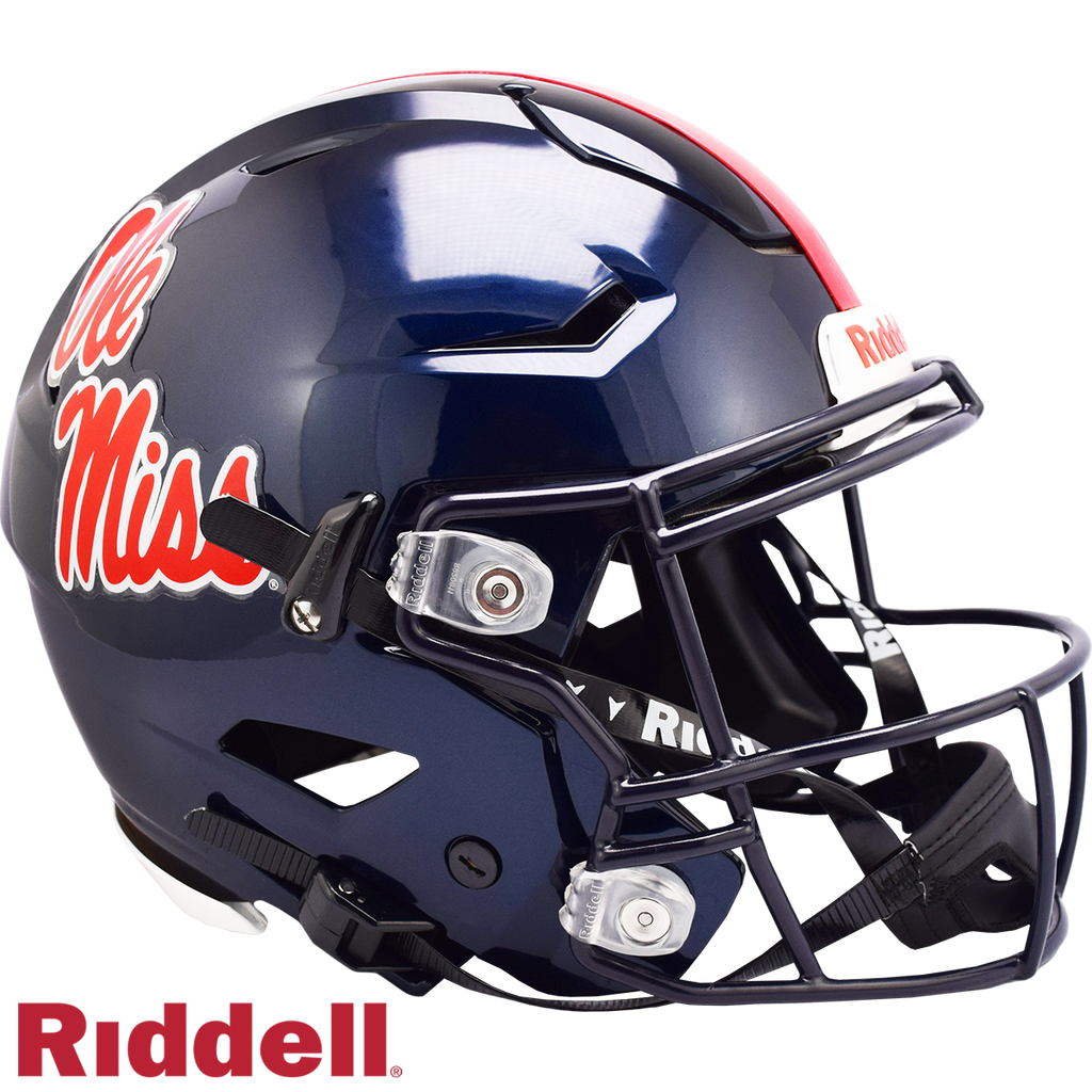 Mississippi Rebels Helmet Riddell Authentic Full Size SpeedFlex Style - Special Order