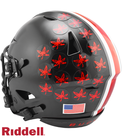 Ohio State Buckeyes Helmet Riddell Authentic Full Size SpeedFlex Style Black - Special Order