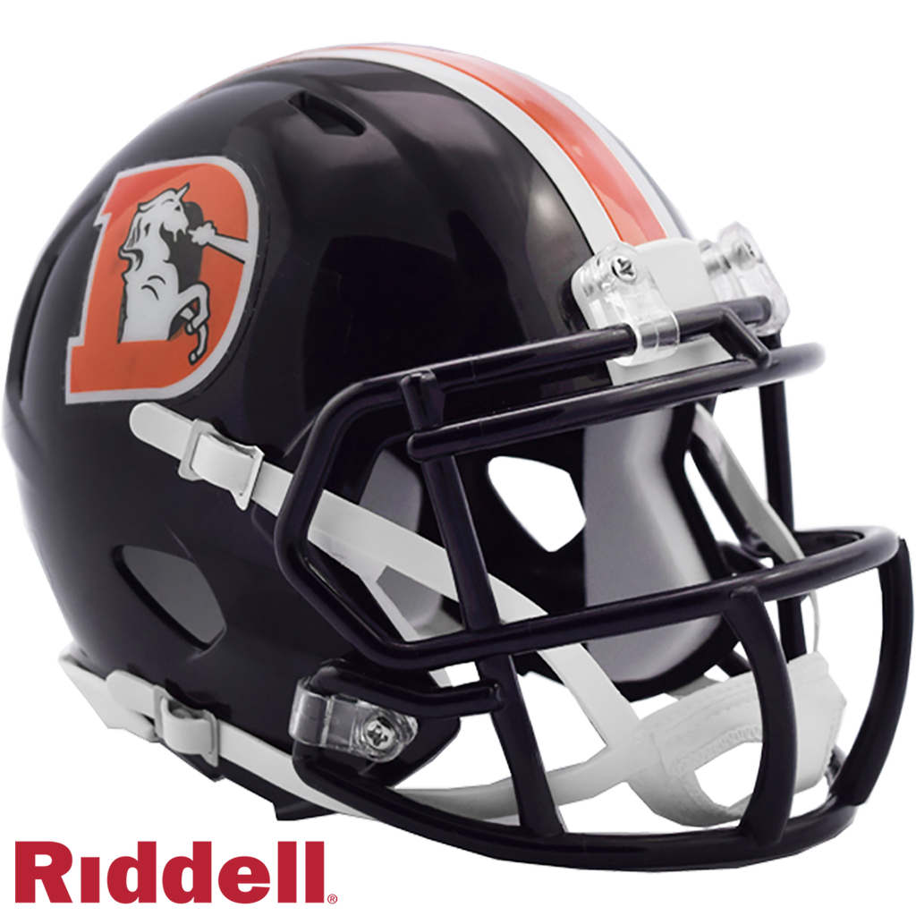Denver Broncos Helmet Riddell Replica Mini Speed Style Color Rush
