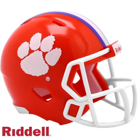 Clemson Tigers Helmet Riddell Pocket Pro Speed Style
