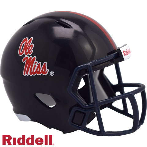 Mississippi Rebels Helmet Riddell Pocket Pro Speed Style