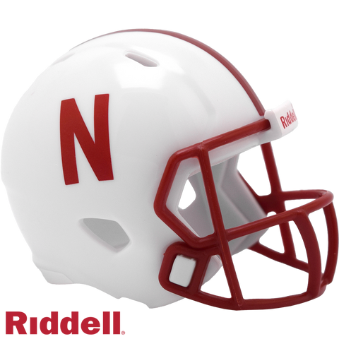 Nebraska Cornhuskers Helmet Riddell Pocket Pro Speed Style