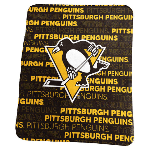 Pittsburgh Penguins Blanket 50x60 Fleece Classic