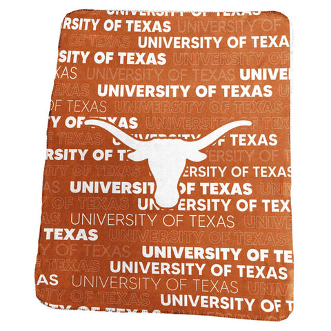 Texas Longhorns Blanket 50x60 Fleece Classic