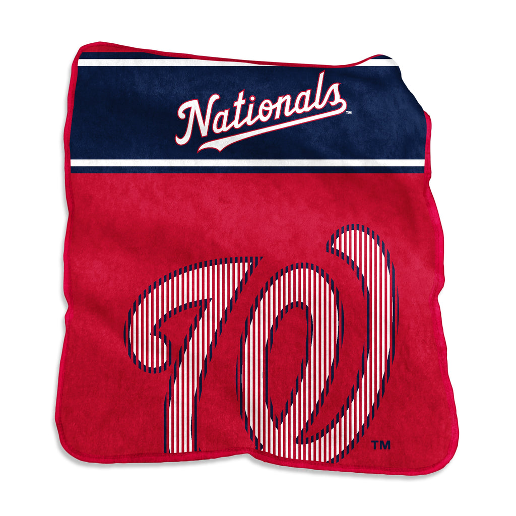 Washington Nationals Blanket 60x80 Raschel Throw
