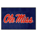 University of Mississippi - Ol 4X6 Logo Mat - Landscape