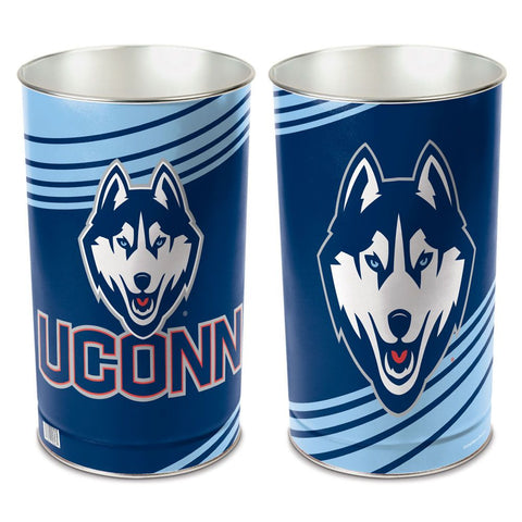 Connecticut Huskies Wastebasket 15 Inch Special Order