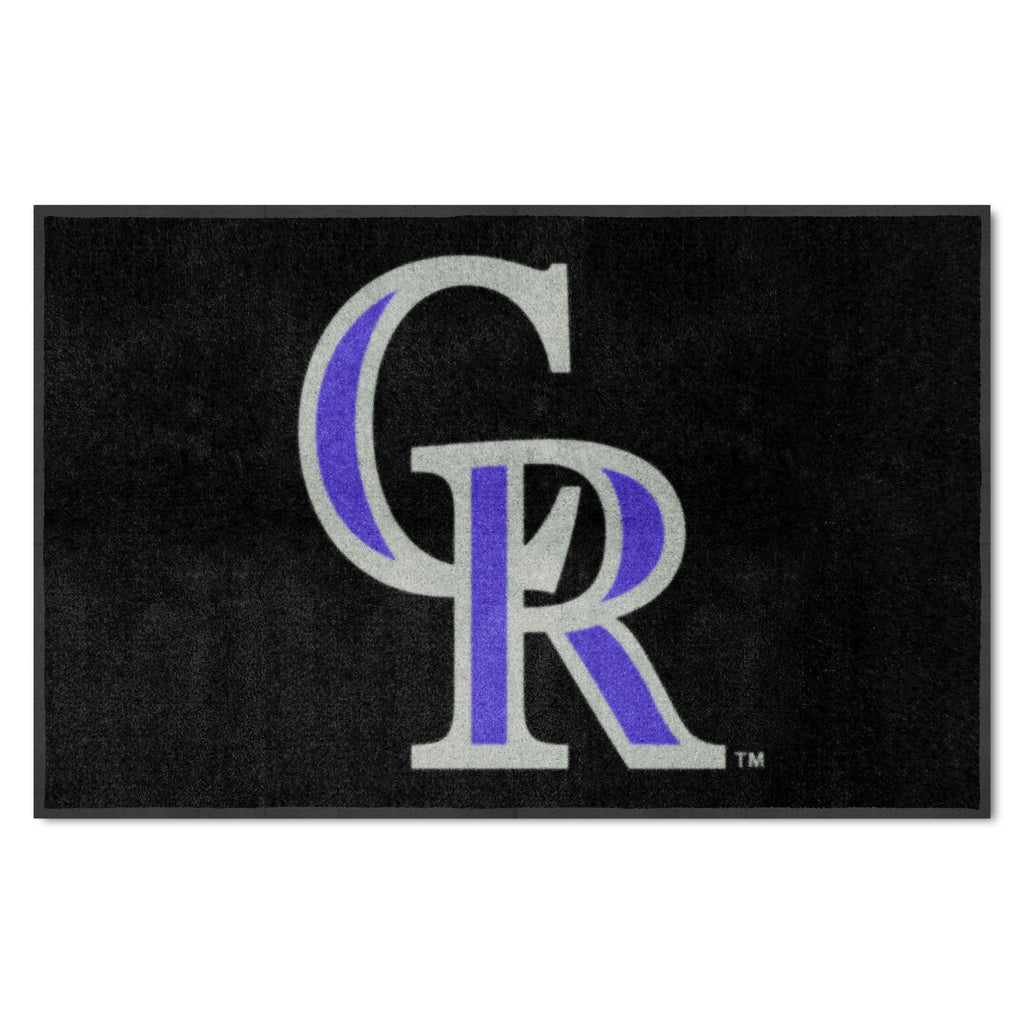 MLB - Colorado Rockies 4X6 Logo Mat - Landscape