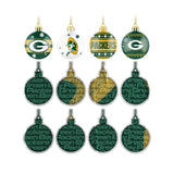 Green Bay Packers Advent Calendar Ball Ornament