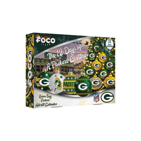 Green Bay Packers Advent Calendar Ball Ornament