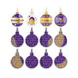 Minnesota Vikings Advent Calendar Ball Ornament