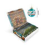 Miami Dolphins Advent Calendar Ball Ornament