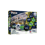 Seattle Seahawks Advent Calendar Ball Ornament