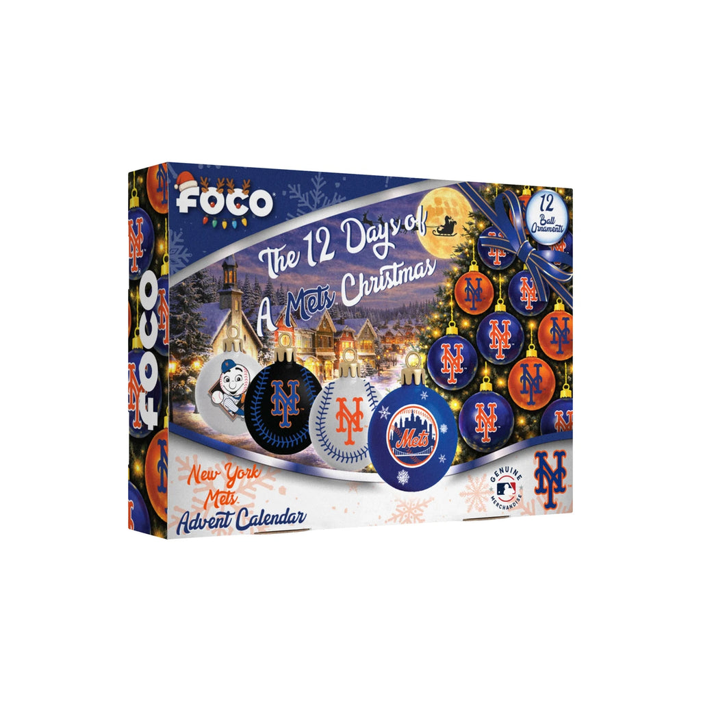 New York Mets Advent Calendar Ball Ornament
