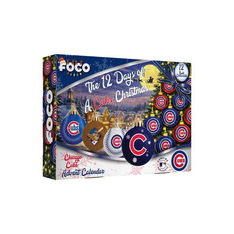 Chicago Cubs Advent Calendar Ball Ornament