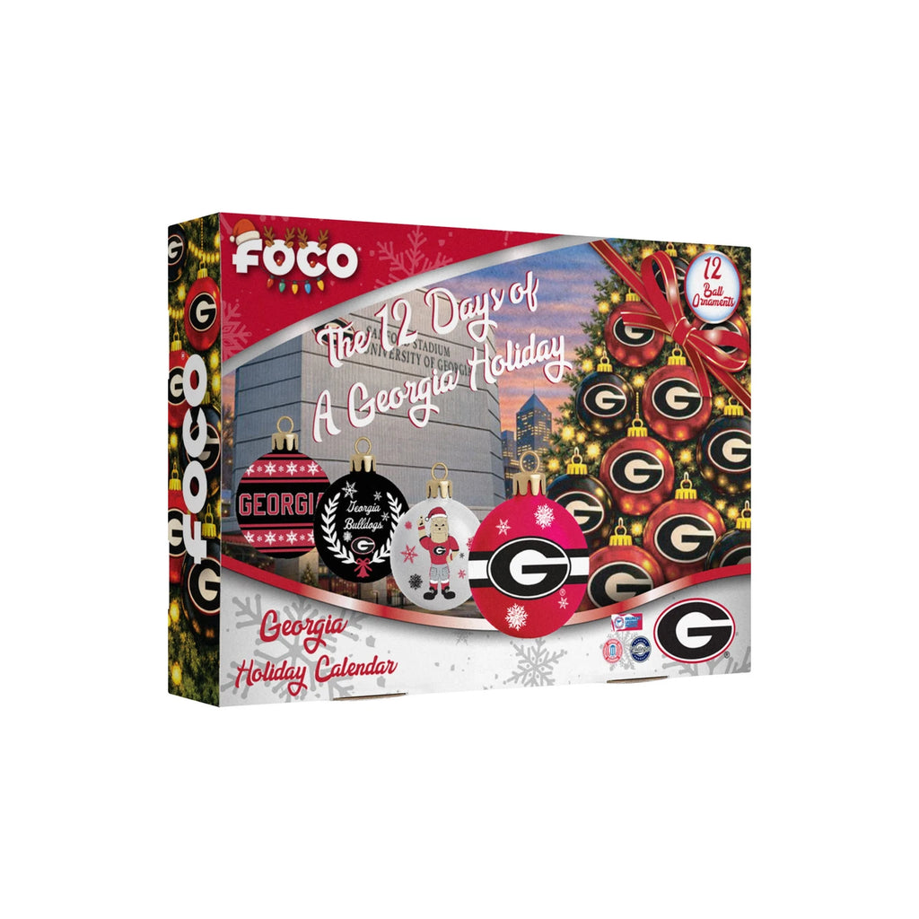 Georgia Bulldogs Advent Calendar Ball Ornament