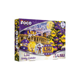 LSU Tigers Advent Calendar Ball Ornament