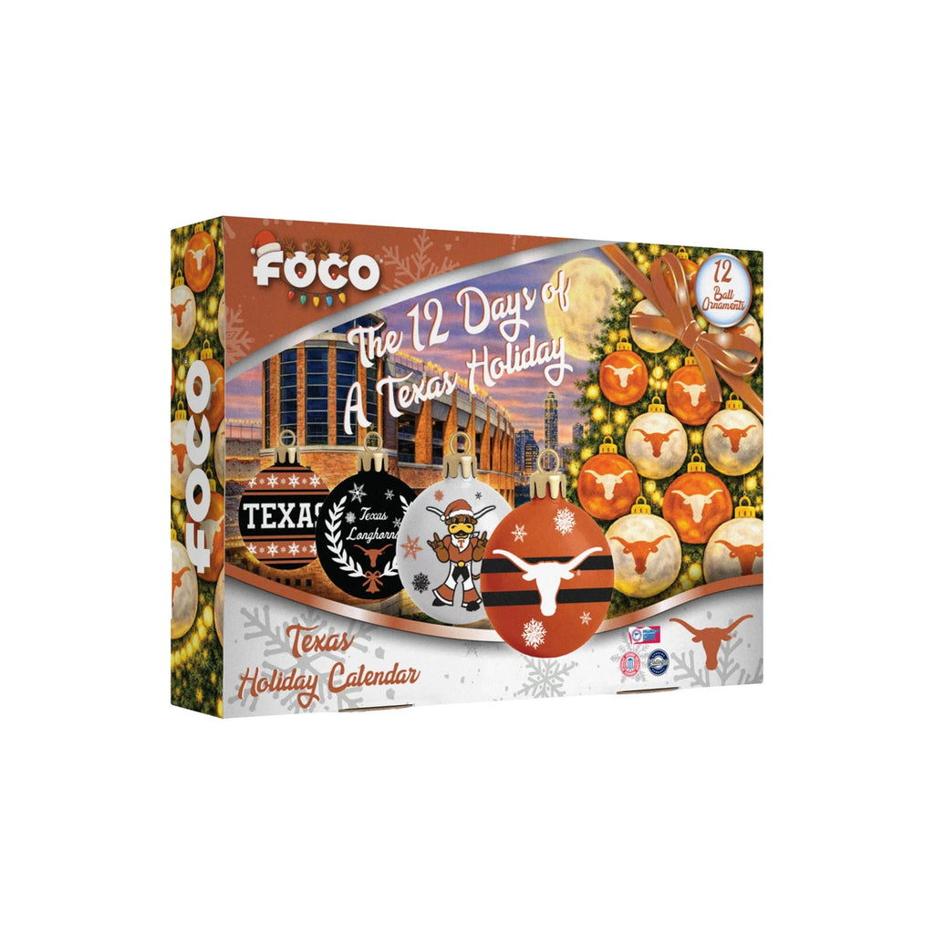 Texas Longhorns Advent Calendar Ball Ornament