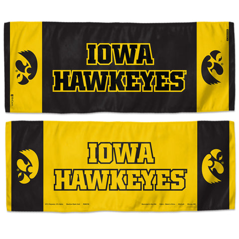 Iowa Hawkeyes Cooling Towel 12x30 - Special Order