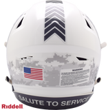 Philadelphia Eagles Helmet Riddell Authentic Full Size SpeedFlex Style Salute To Service 2024